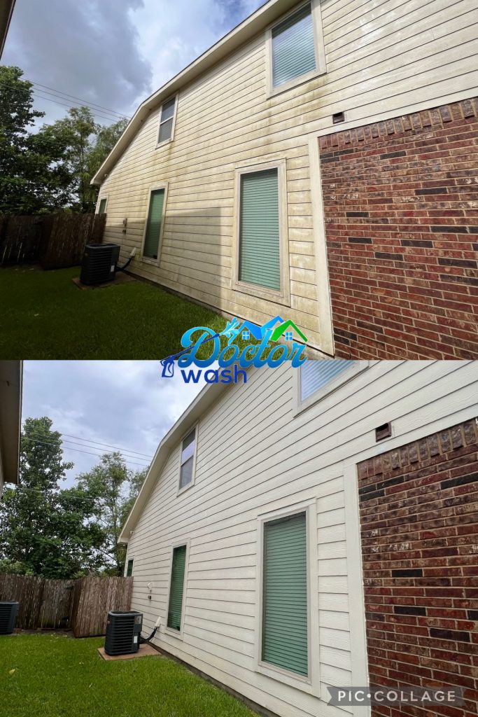 Doctor pressure washing