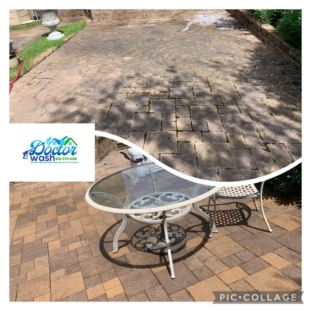 Doctor pressure washing