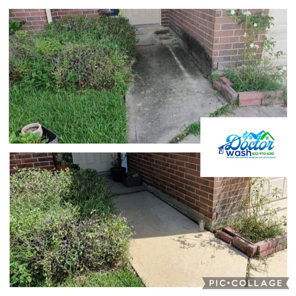 Doctor pressure washing