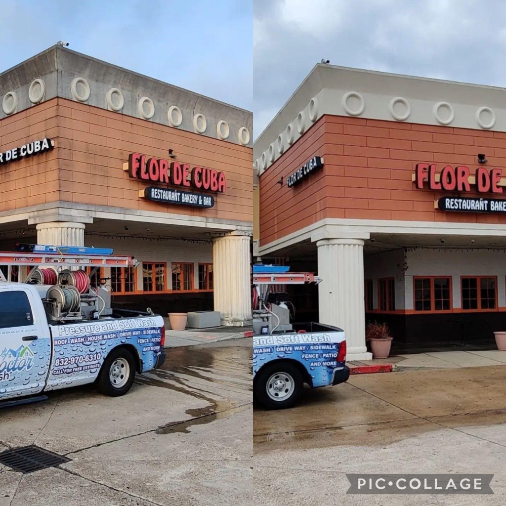 Doctor pressure washing