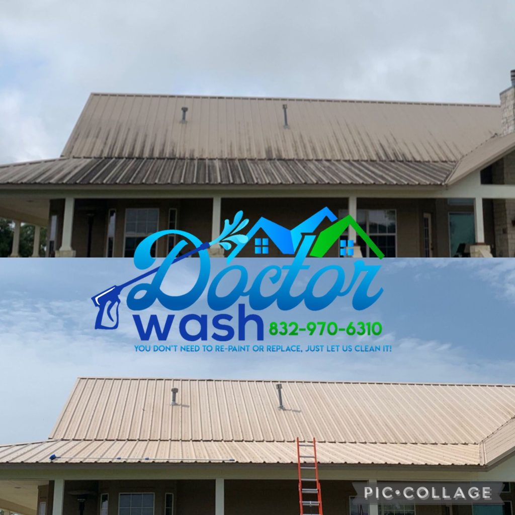 Doctor pressure washing